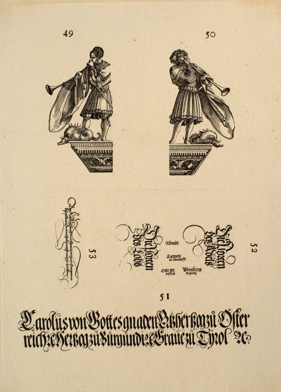 Detalje 49-53 af Albrecht Dürer