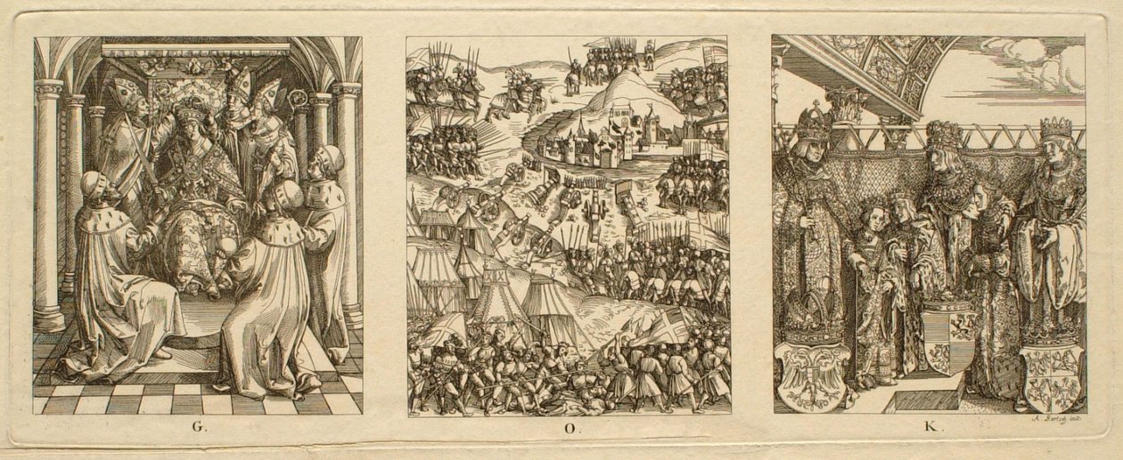 Detalje G, O, K af Albrecht Dürer