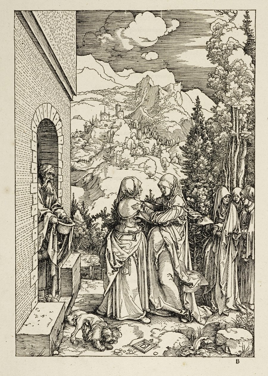 Visitationen (Jomfru Marias liv) af Albrecht Dürer