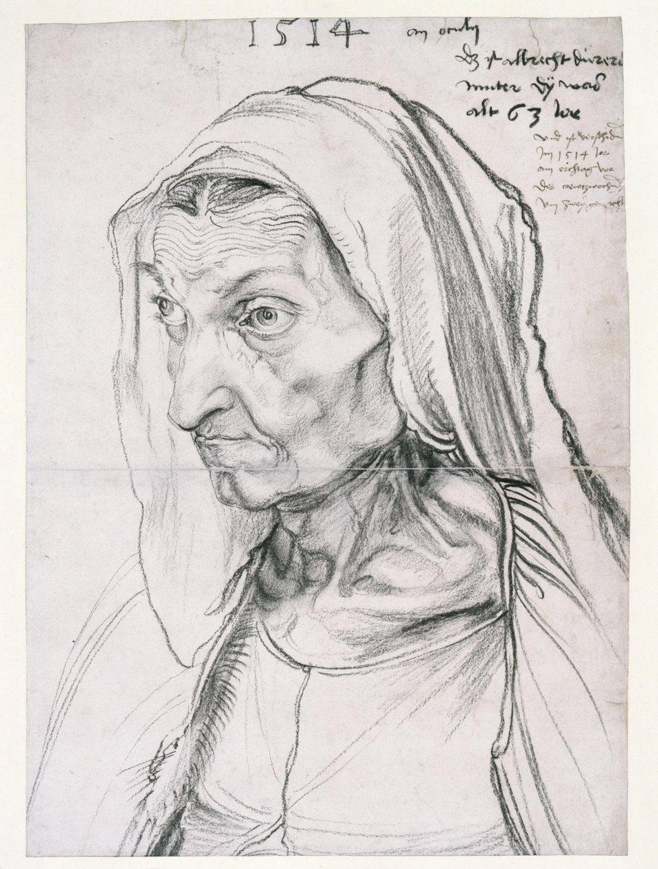 Kunstnerens mor af Albrecht Dürer
