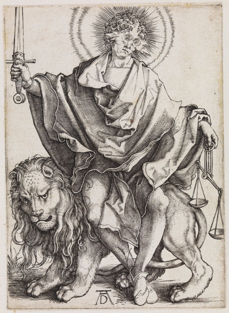 Retfærdighedens sol (Sol Justitiae) af Albrecht Dürer