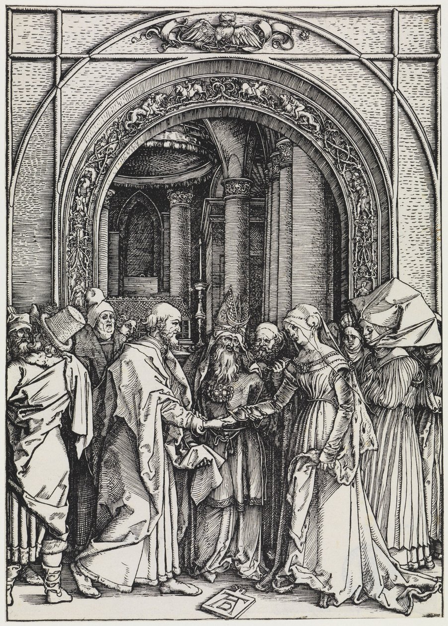 Jomfru Marias forlovelse af Albrecht Dürer