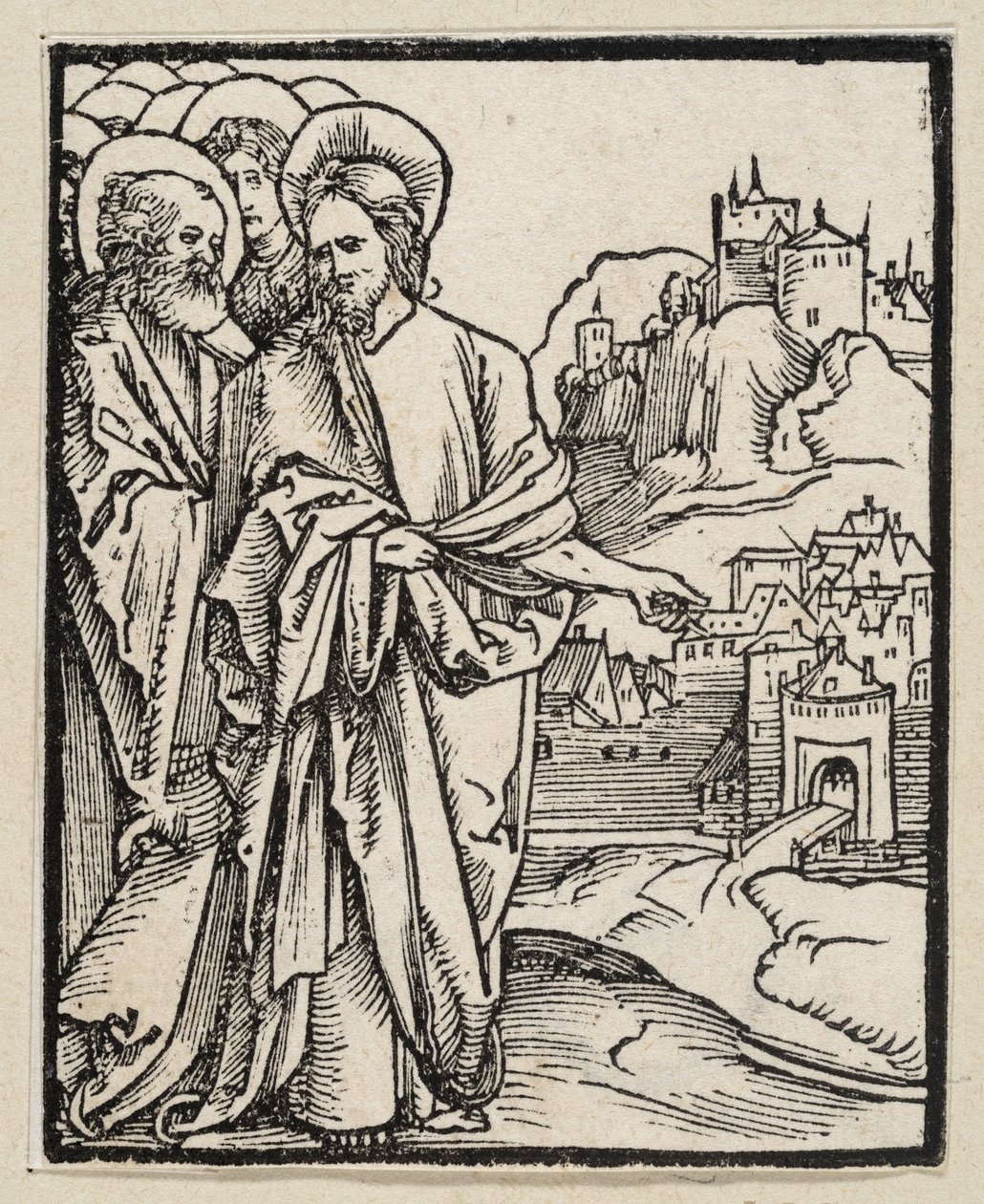 Profetien om Jerusalems ødelæggelse (fra: Postilla, 43 træsnit) af Albrecht Dürer