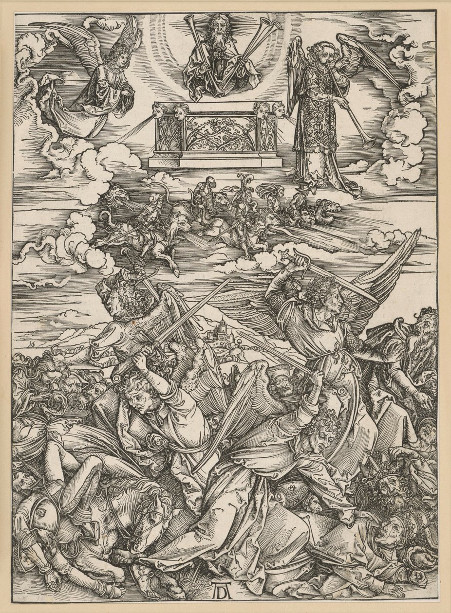 De fire hævnengle (Apokalypsen) af Albrecht Dürer