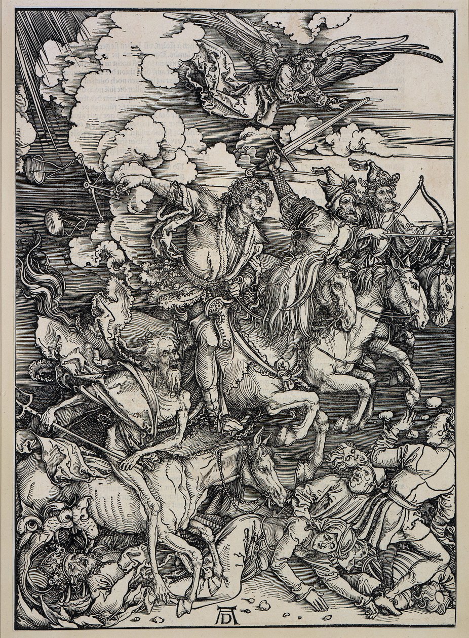 Apokalypsens fire ryttere af Albrecht Dürer