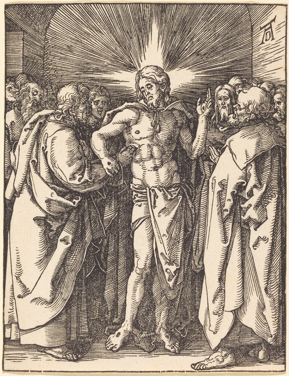 Den tvivlende Thomas af Albrecht Dürer
