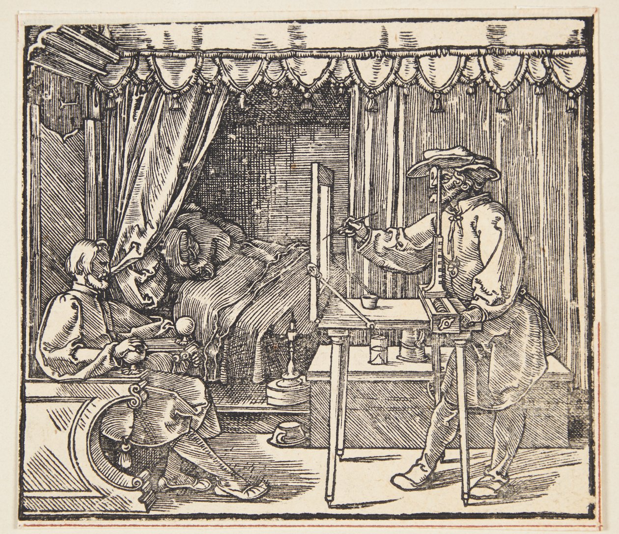 Tegner tegner et portræt af Albrecht Dürer