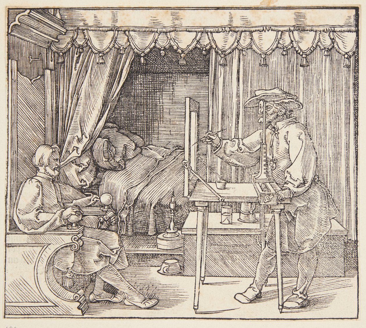 Tegner tegner et portræt af Albrecht Dürer