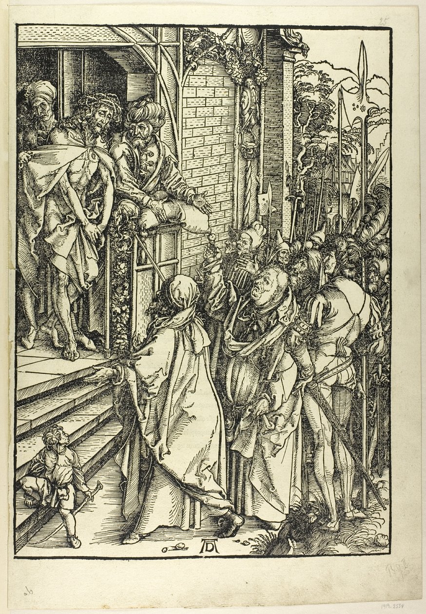 Ecce Homo - Præsentationen af Kristus, fra The Large Passion af Albrecht Dürer