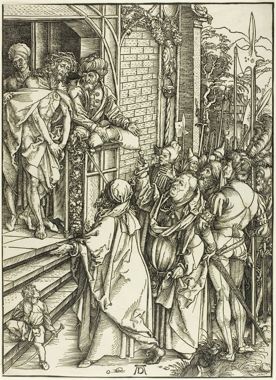 Ecce Homo - Præsentationen af Kristus, fra The Large Passion af Albrecht Dürer