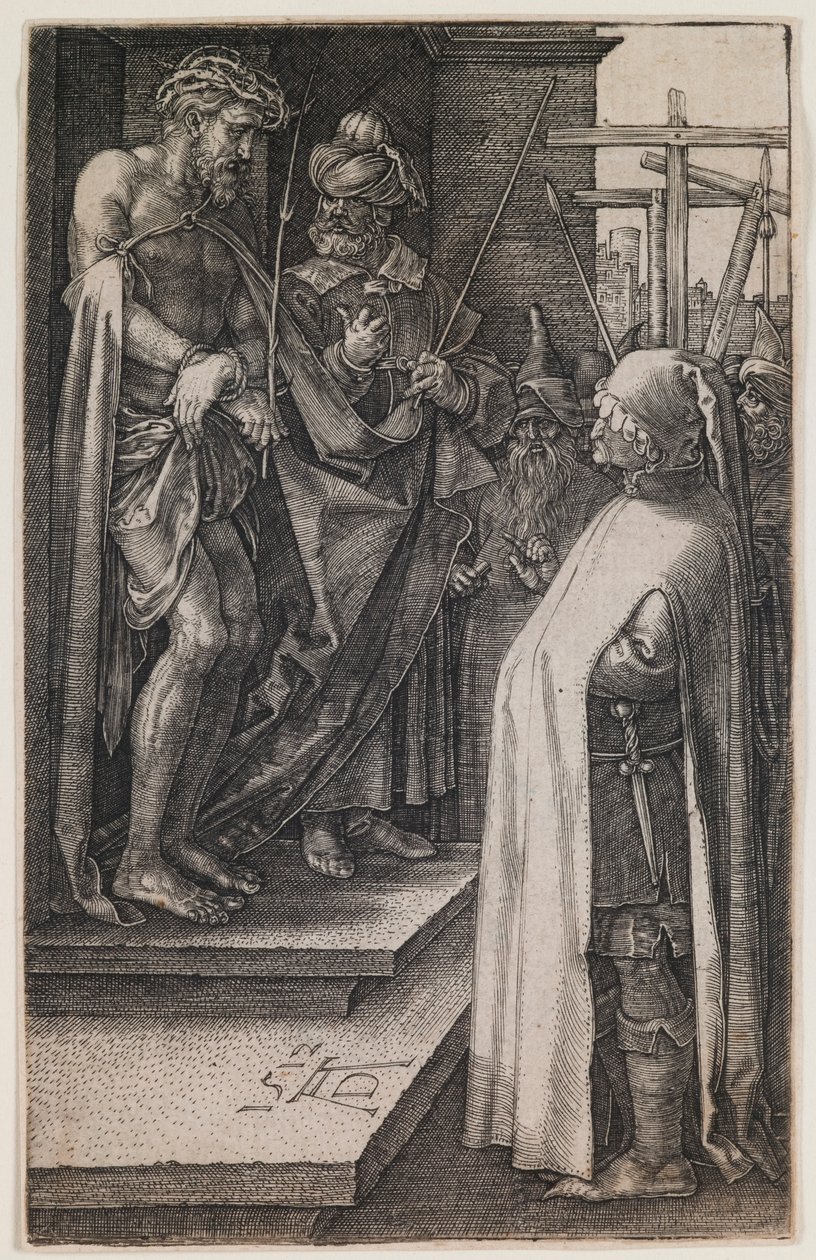 Ecce Homo, fra serien "The Engraved Passion" af Albrecht Dürer