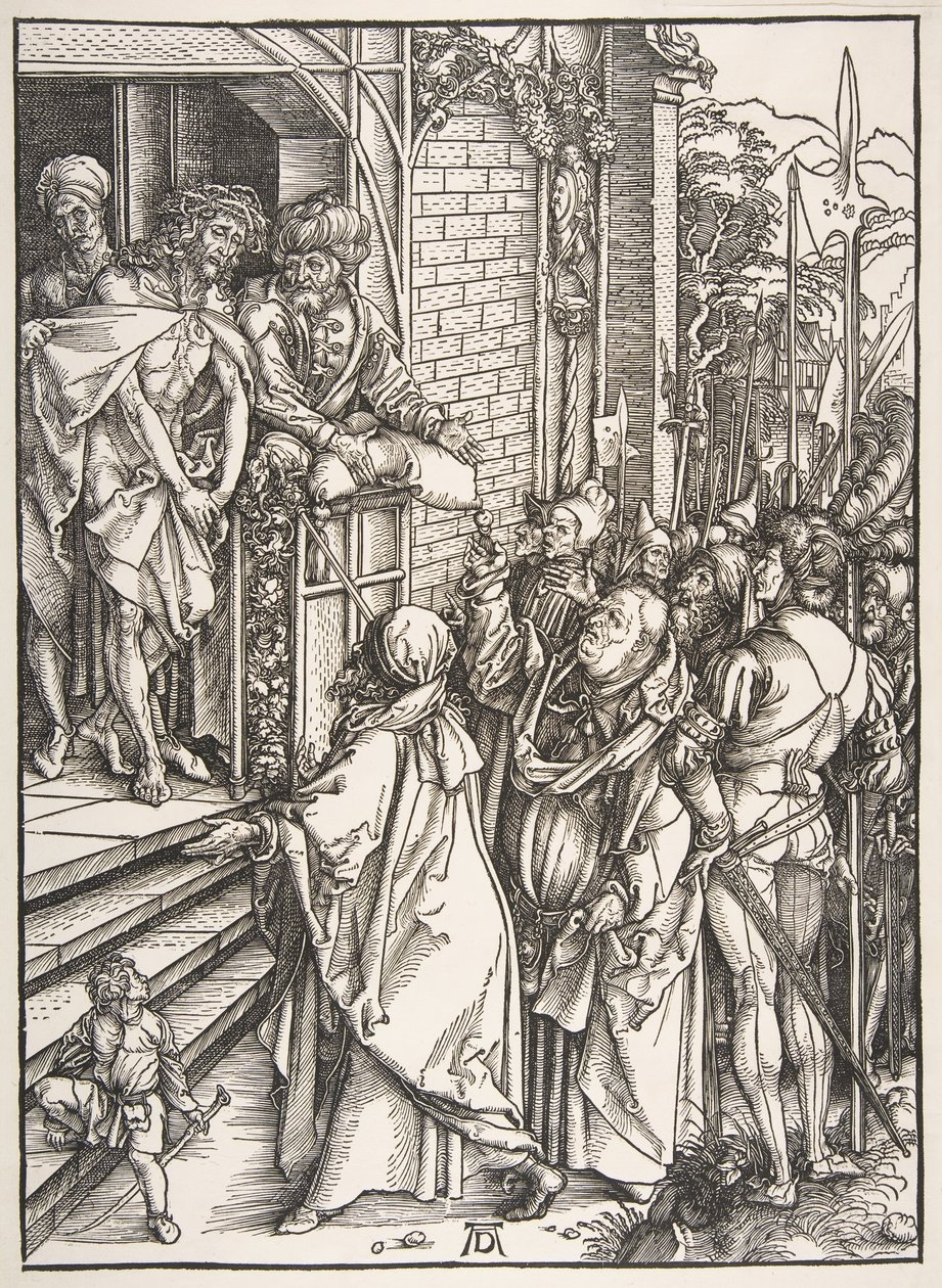 Ecce Homo, fra serien The Large Passion, ca. 1498-99. af Albrecht Dürer