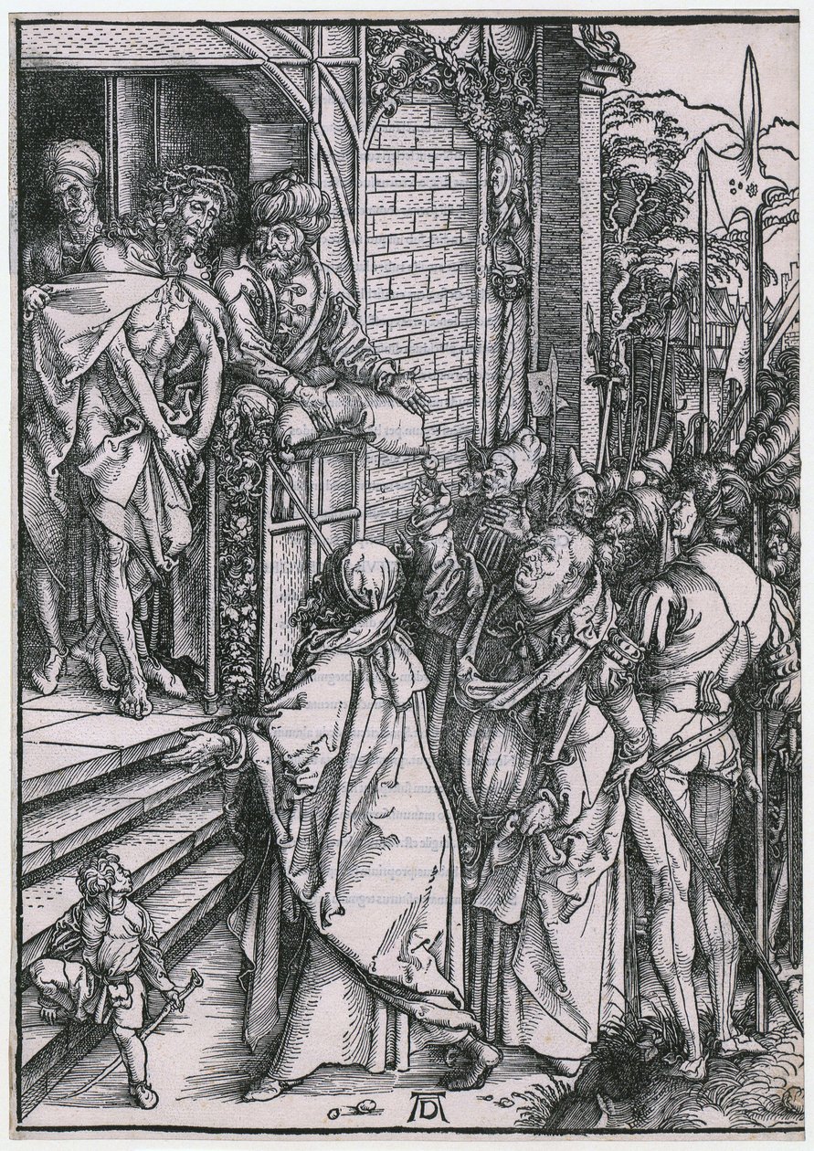 Ecce homo, ark 6 i serien »Die Grosse Passion« af Albrecht Dürer