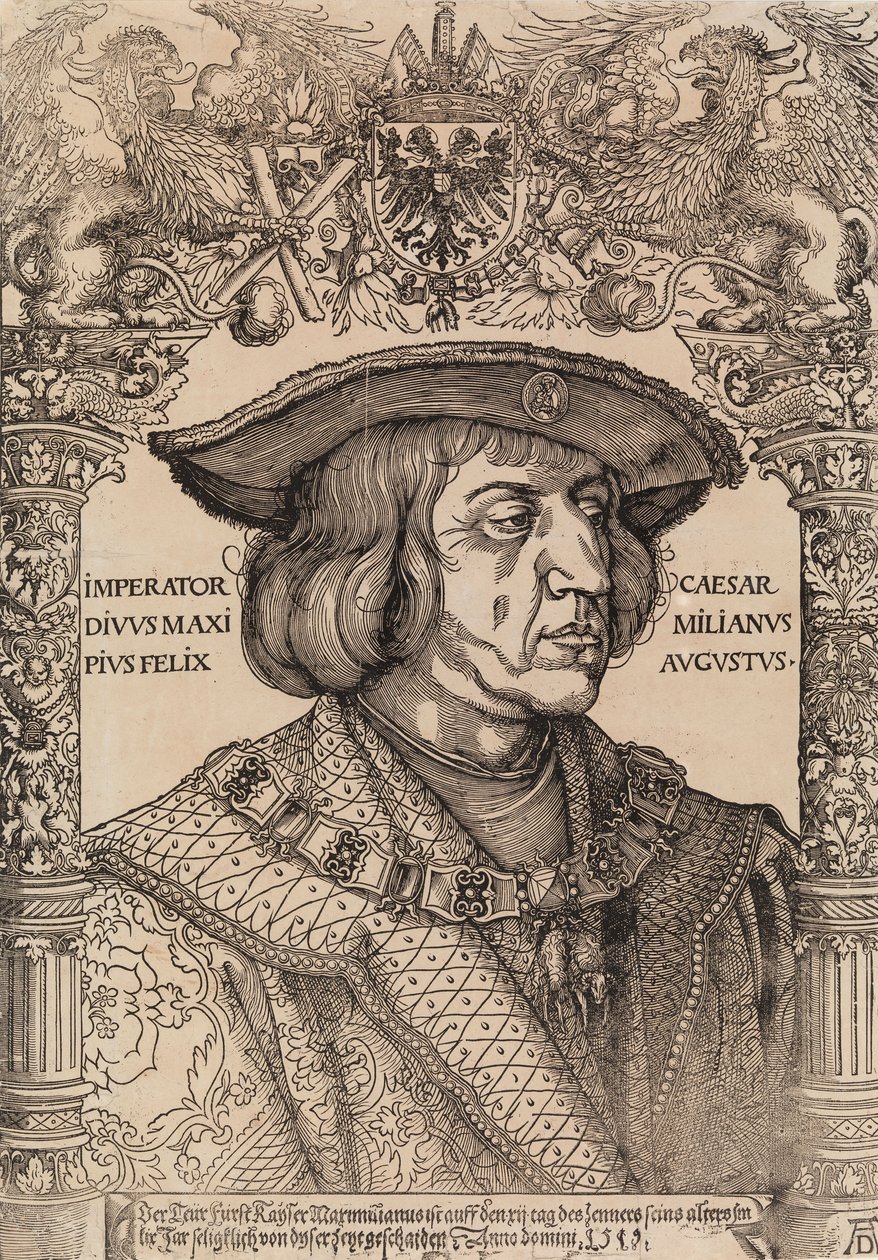 Kejser Maximilian 1. af Albrecht Dürer