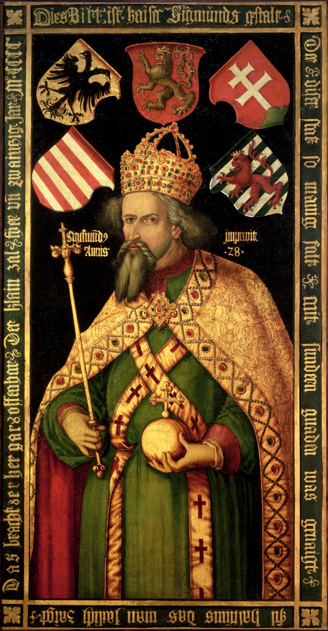 Kejser Sigismund, hellig romersk kejser, konge af Ungarn og Bøhmen (1368-1437), ca. 1600 af Albrecht Dürer