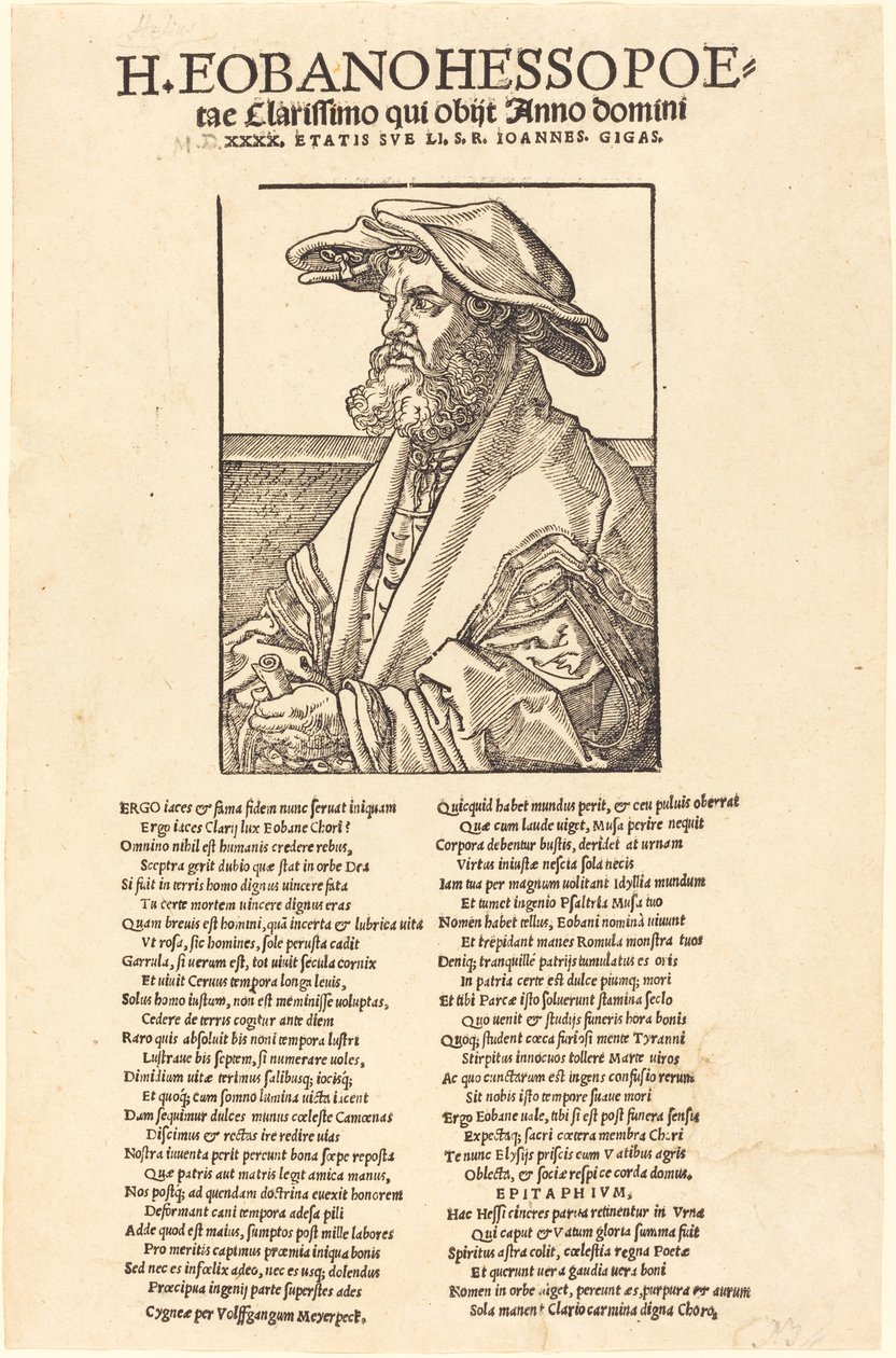 Eobanus Hess af Albrecht Dürer