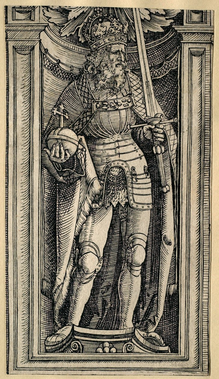 Figur fra en søjle på buen af Albrecht Dürer