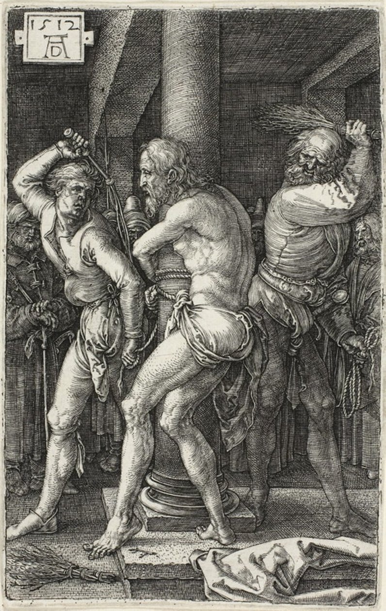 Flagelation, fra The Engraved Passion af Albrecht Dürer
