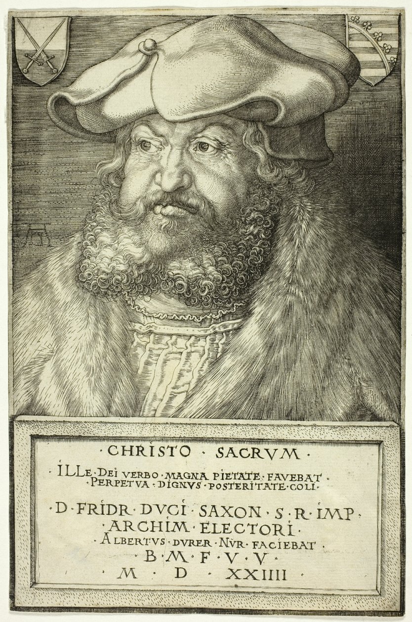 Frederik den Vise, Kurfyrste af Sachsen af Albrecht Dürer