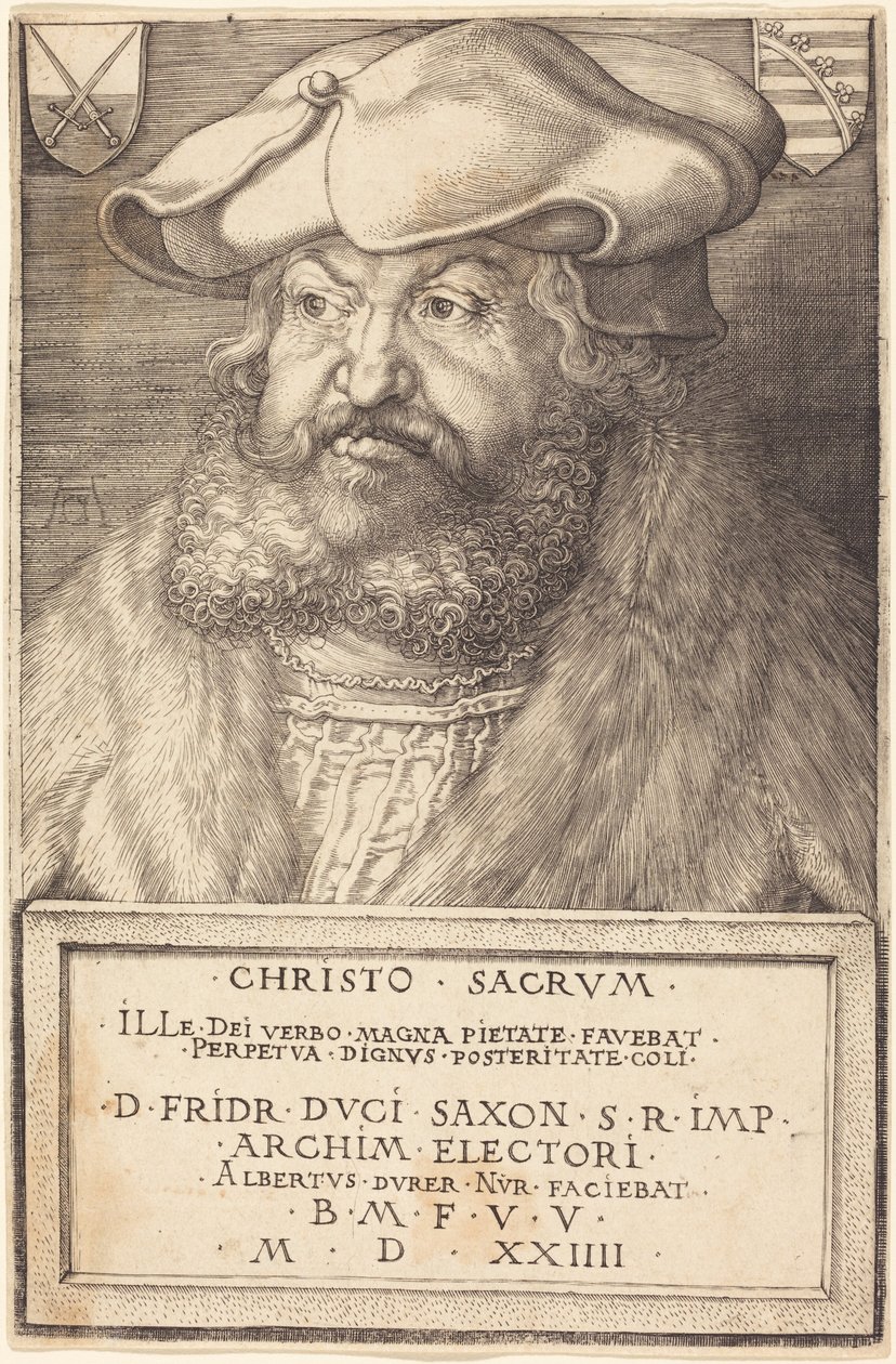 Frederik den Vise, kurfyrste af Sachsen af Albrecht Dürer