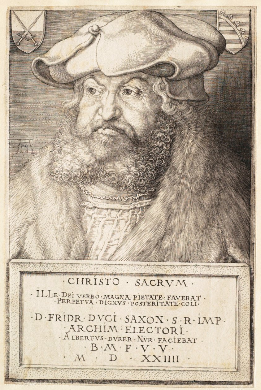 Frederik den Vise, kurfyrste af Sachsen af Albrecht Dürer