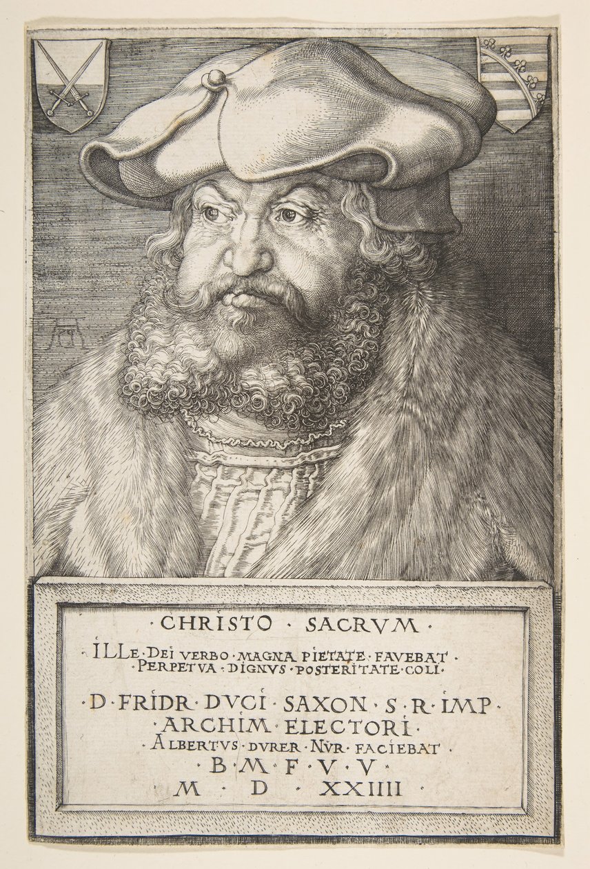 Frederik den Vise, Kurfyrste af Sachsen, 1524. af Albrecht Dürer