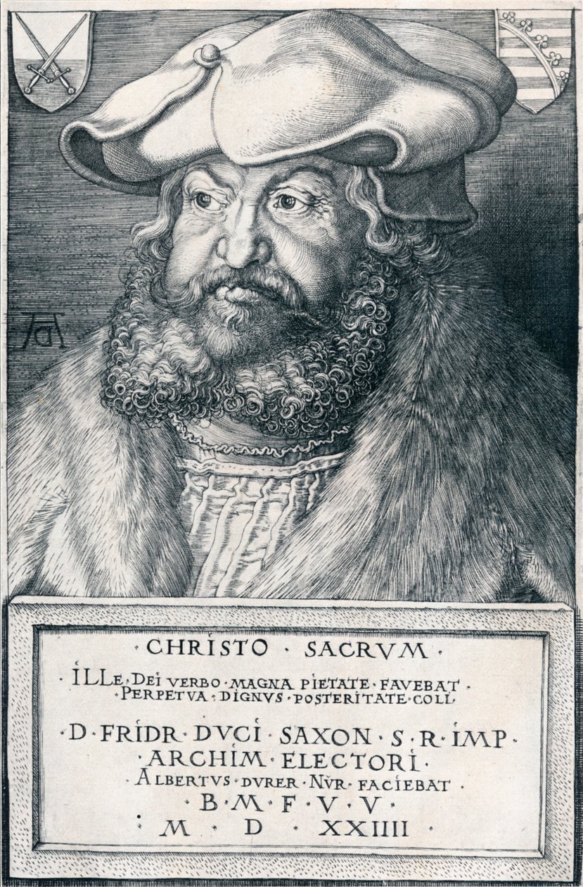 Frederik den Vise, Kurfyrste af Sachsen, 1524 1906. af Albrecht Dürer