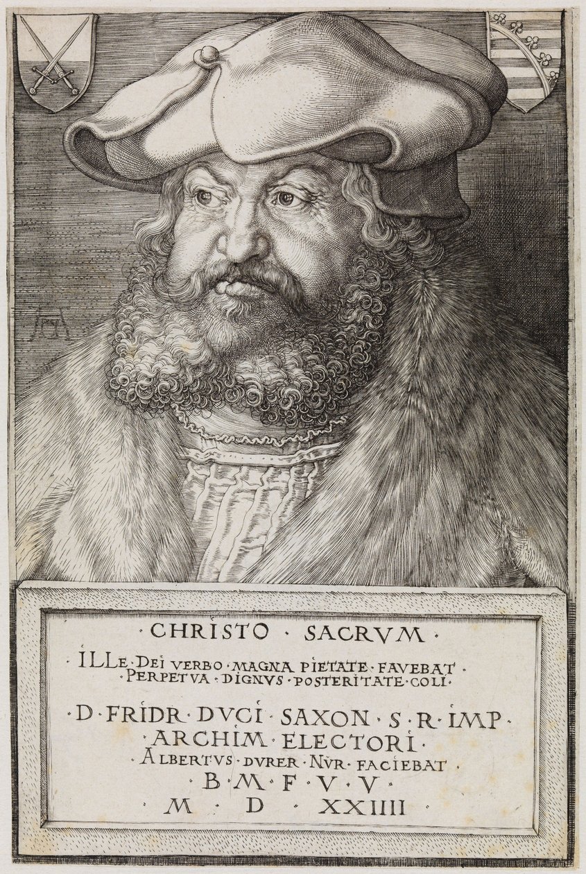 Frederik den Vise, kurfyrste af Sachsen af Albrecht Dürer