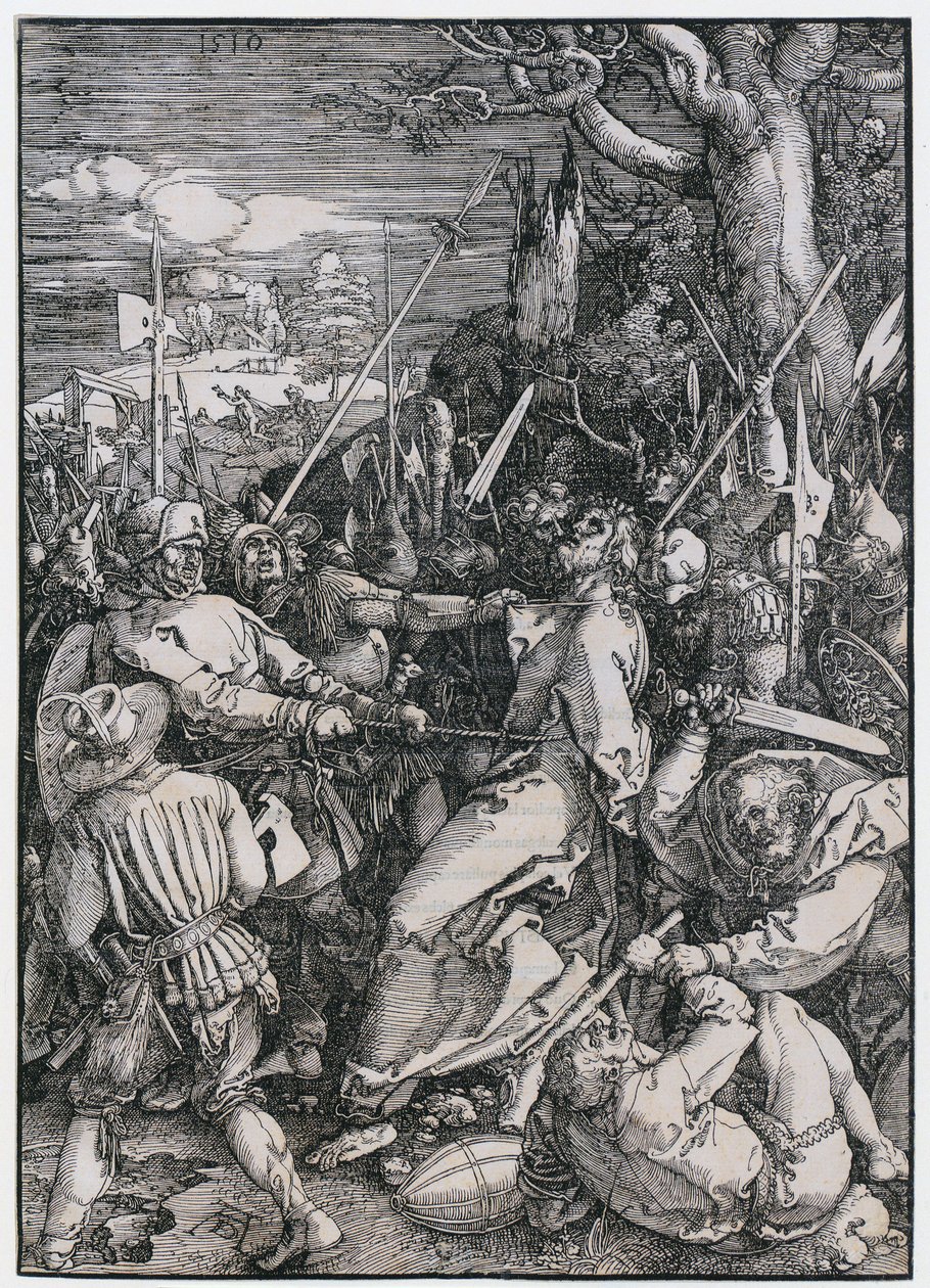 Kristi arrestation, ark 4 i serien »Den store passion« af Albrecht Dürer