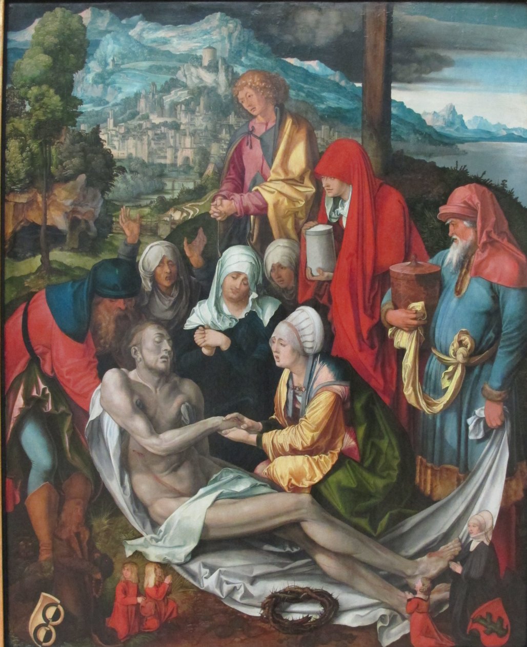 Tysk: Beweinung Christi ("Glimsche Beweinung") Klagesang over Kristus af Albrecht Dürer
