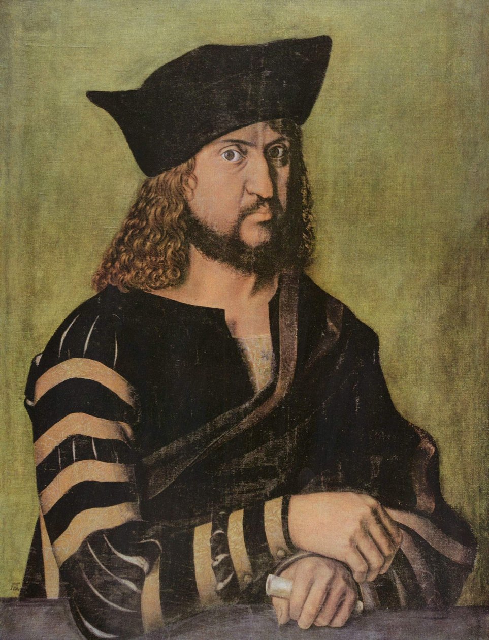 Tysk: Portræt af Frederik den Vise, kurfyrste af Sachsen Portræt af Frederik III af Sachsen af Albrecht Dürer