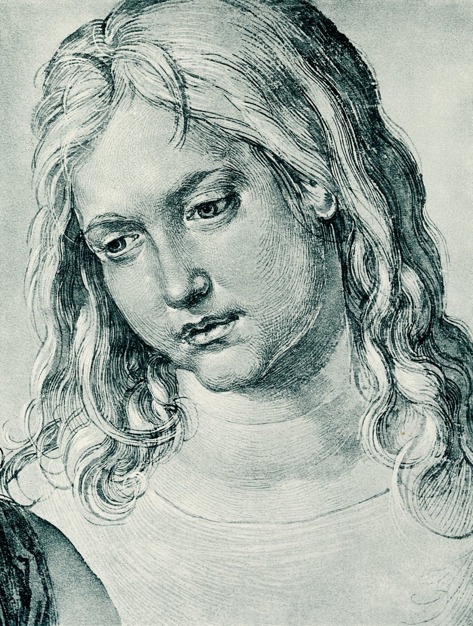 Hovedet af den tolvårige dreng Jesus af Albrecht Dürer