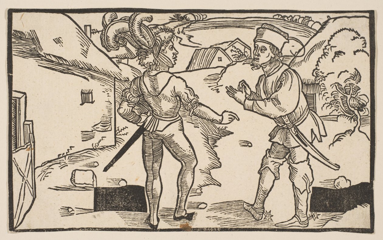 Heauton Timourumenos, fra The Comedies of Terence, genoptryk fra det 19. århundrede.n.d. af Albrecht Dürer