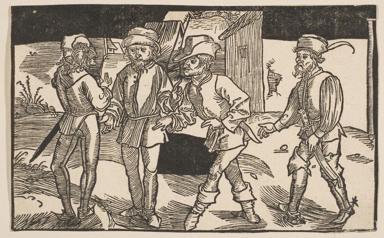 Heauton Timourumenos, fra The Comedies of Terence, genoptryk fra det 19. århundrede.n.d. af Albrecht Dürer