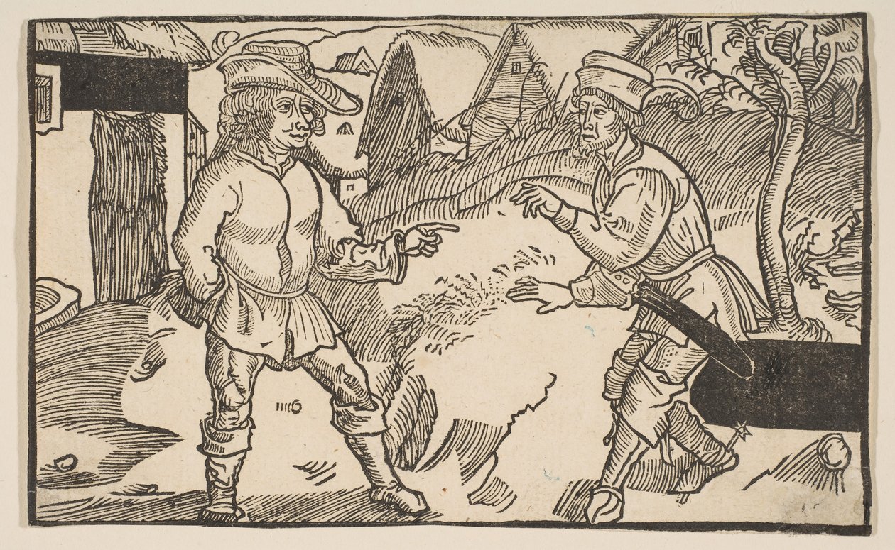 Heauton Timourumenos, fra The Comedies of Terence, genoptryk fra det 19. århundrede.n.d. af Albrecht Dürer