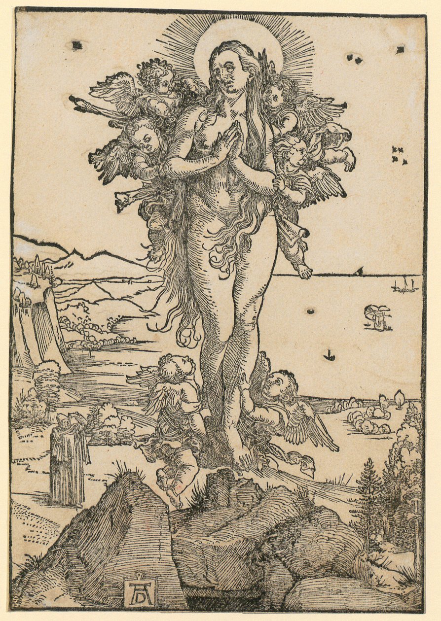 De hellige biskopper Nikolaus, Ulrich og Erasmus af Albrecht Dürer