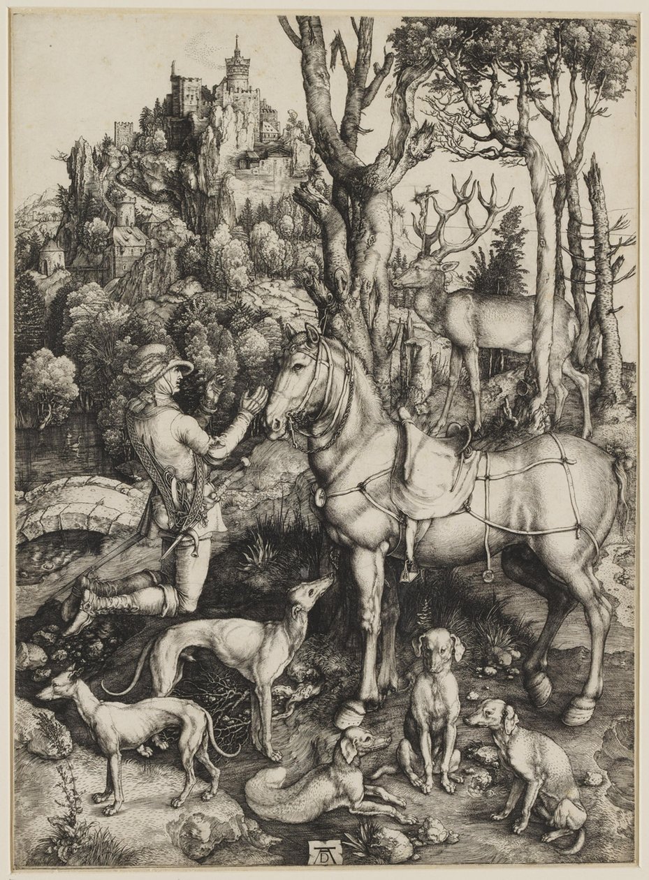 Den hellige Eustachius af Albrecht Dürer