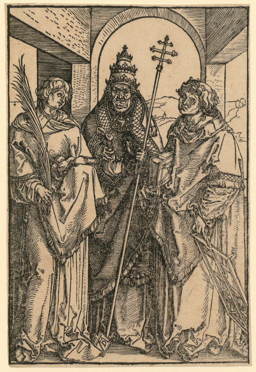 De hellige Stefanus, Sixtus og Laurentius af Albrecht Dürer