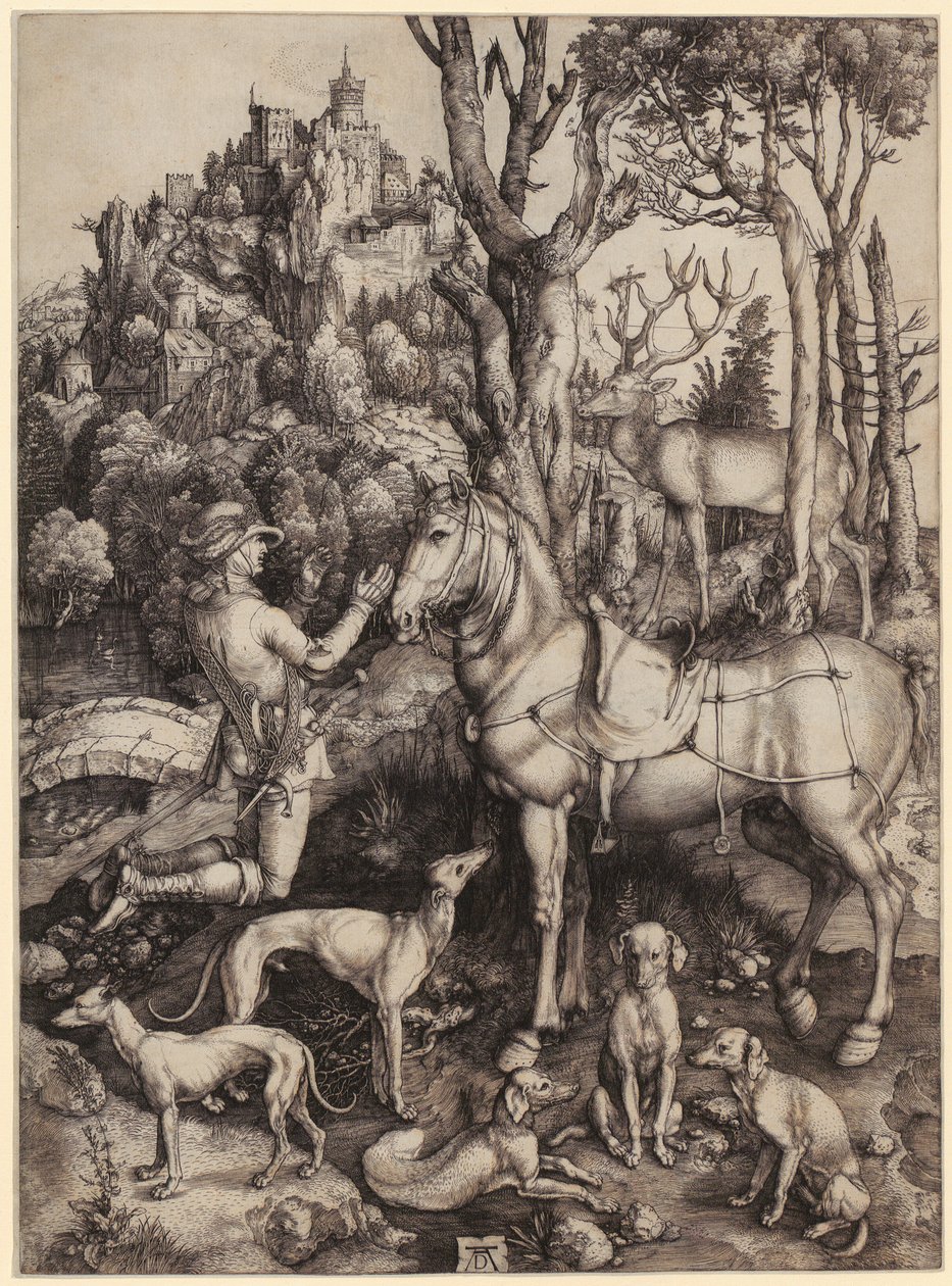 Den hellige Eustachius af Albrecht Dürer