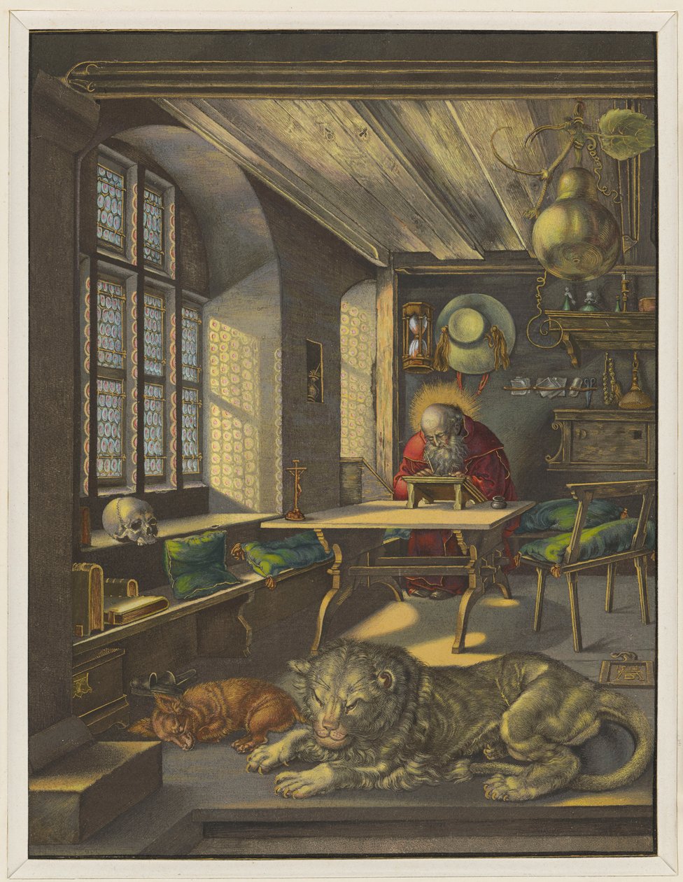 Den hellige Hieronymus i et skab af Albrecht Dürer