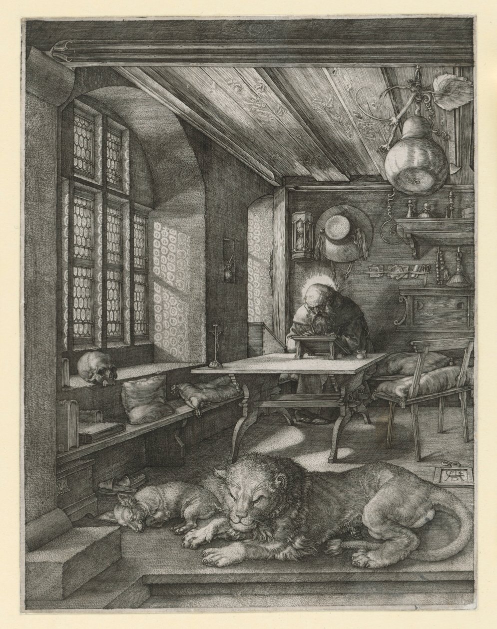 Sankt Hieronymus i sit arbejdsværelse af Albrecht Dürer