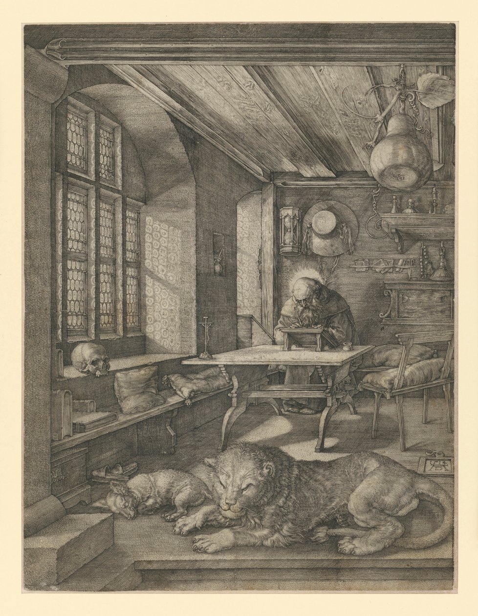 Sankt Hieronymus i sit arbejdsværelse af Albrecht Dürer