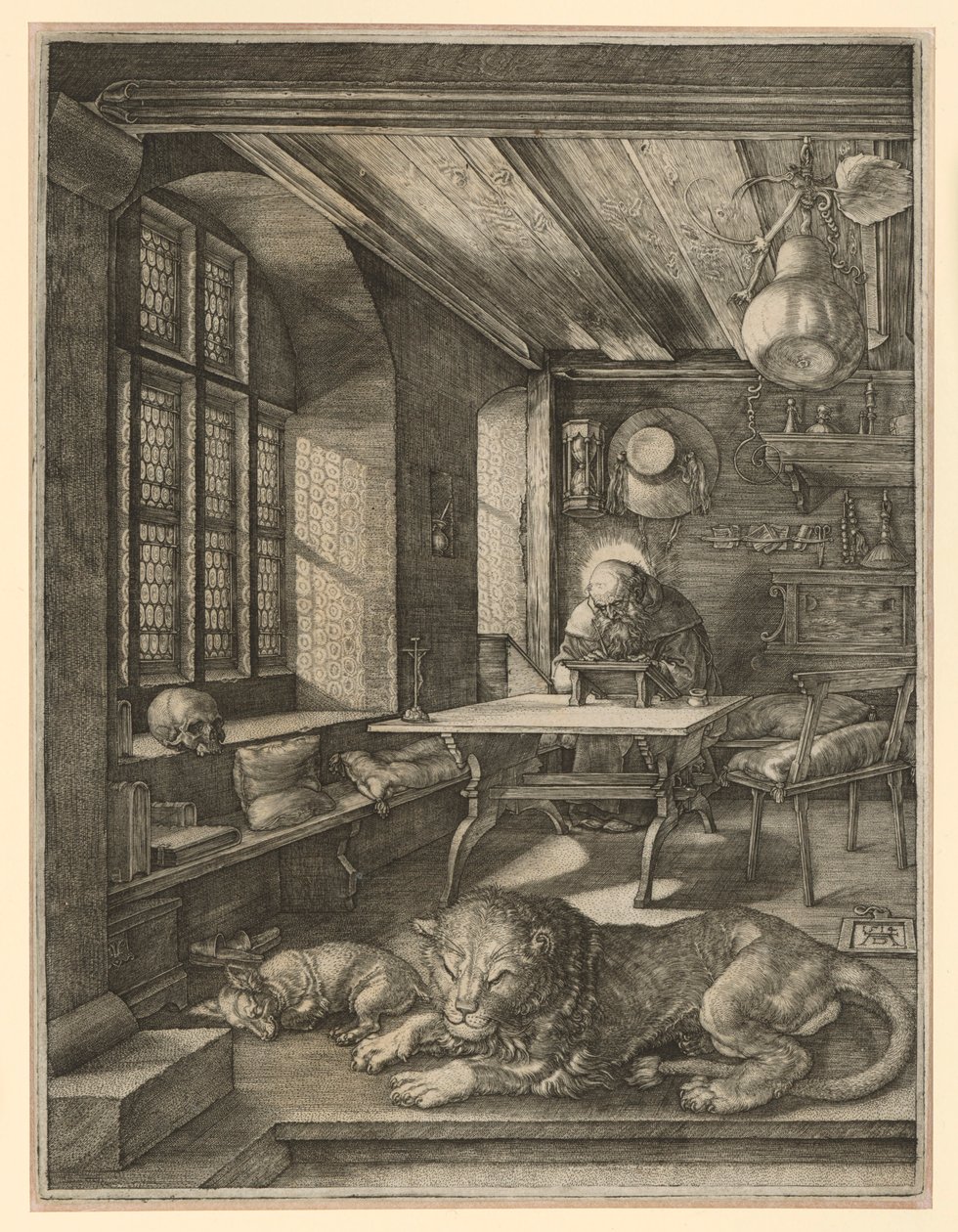 Sankt Hieronymus i sit studerekammer af Albrecht Dürer