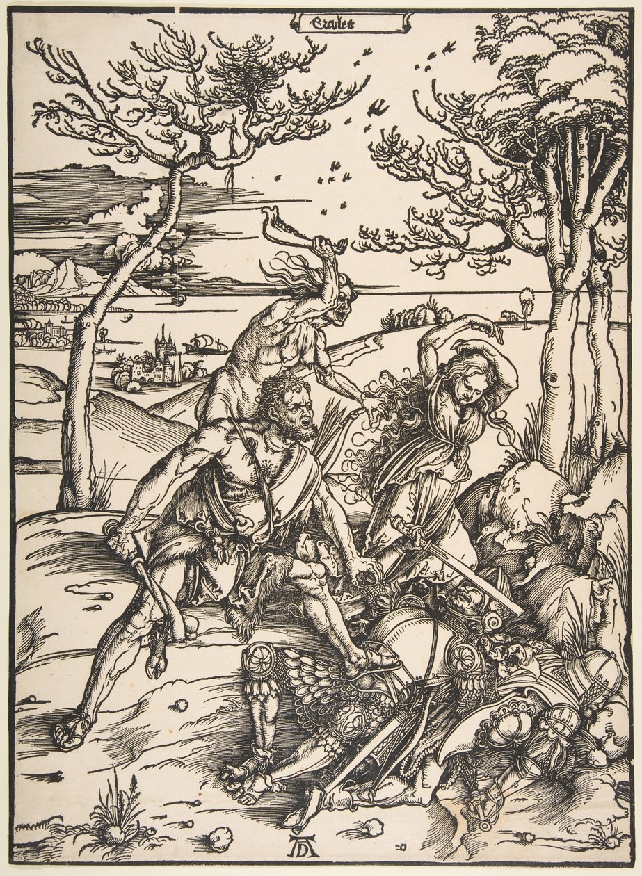 Hercules og Cacus.n.d. af Albrecht Dürer