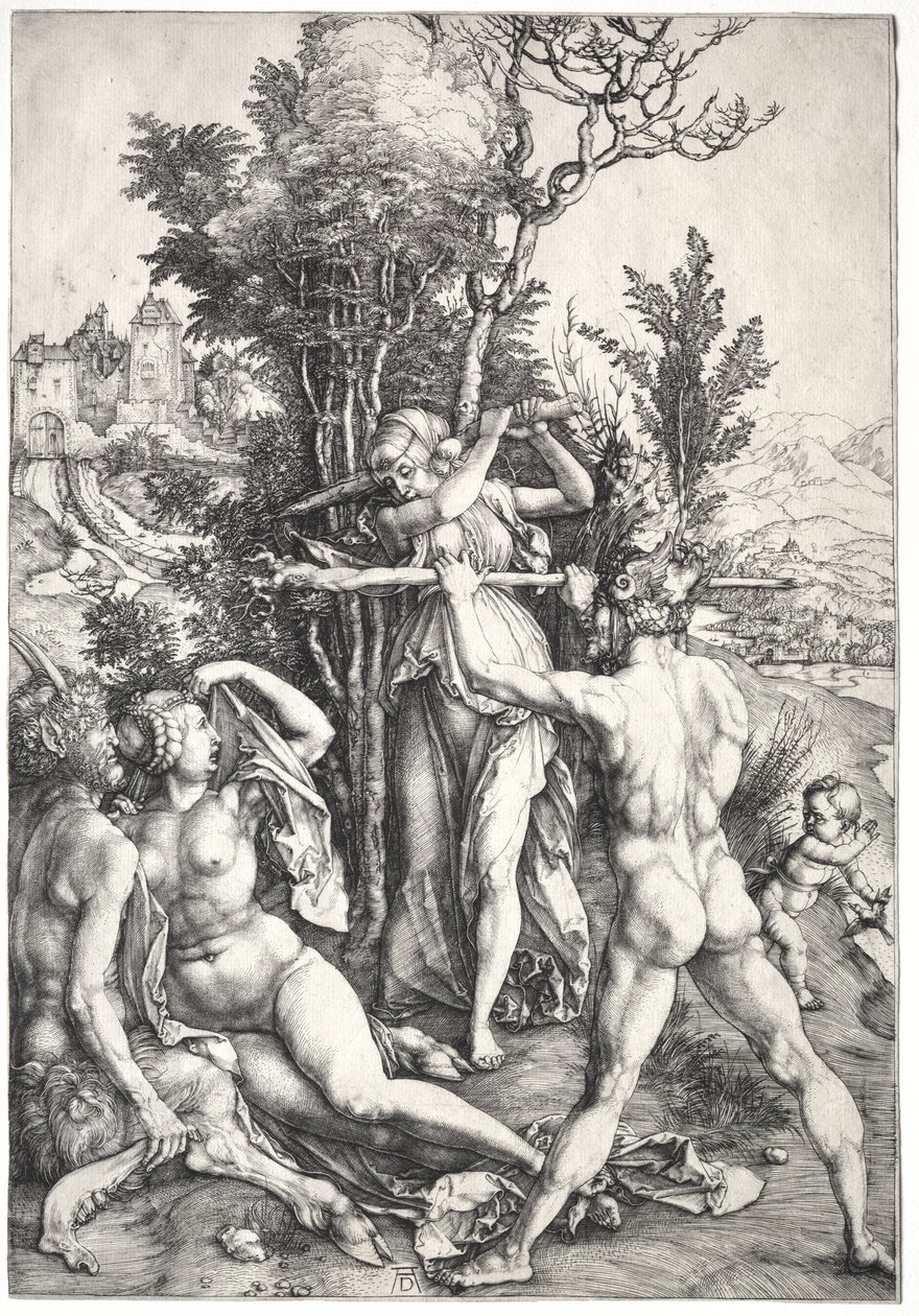 Herkules ved skillevejen af Albrecht Dürer