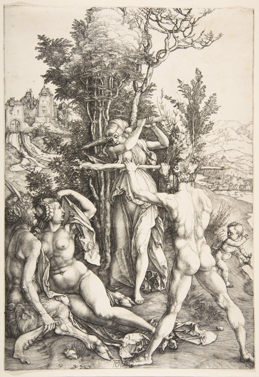 Herkules ved skillevejen af Albrecht Dürer