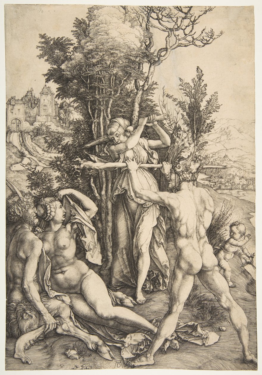 Herkules ved skillevejen af Albrecht Dürer