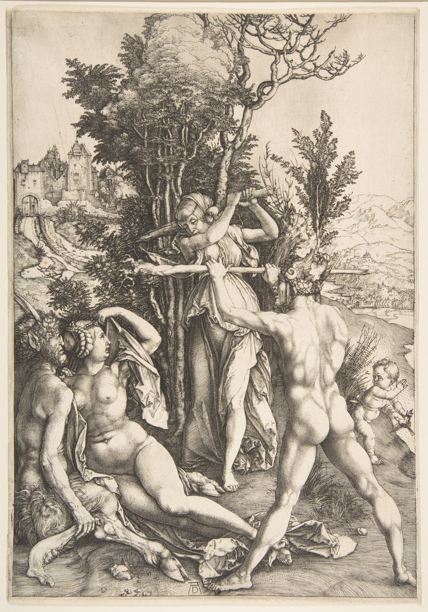 Herkules ved skillevejen af Albrecht Dürer