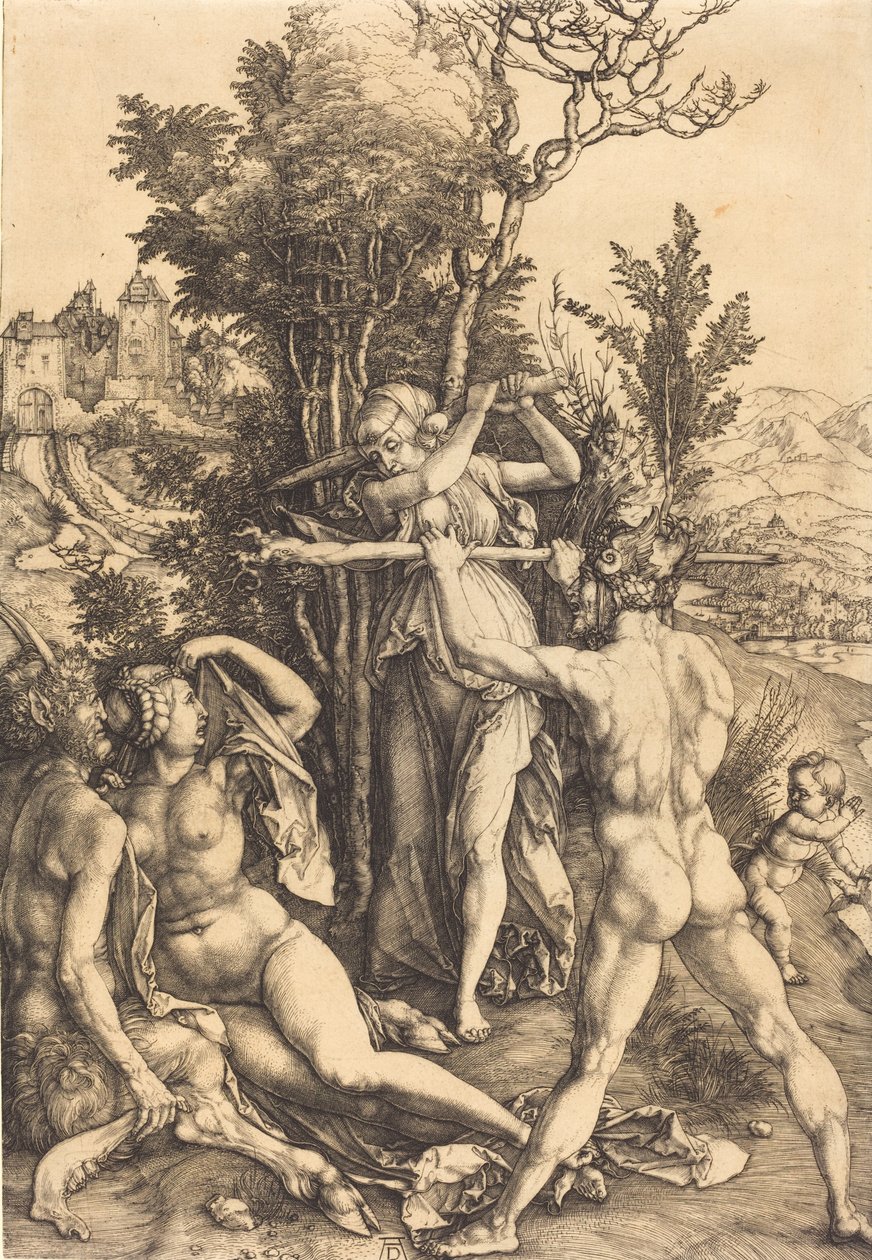 Herkules ved korsvejen, 14981499. af Albrecht Dürer