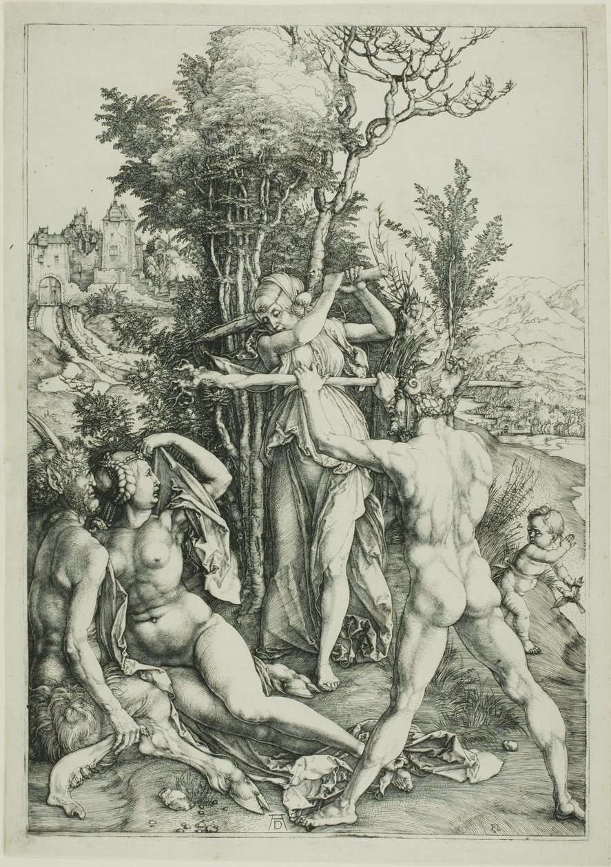 Herkules ved korsvejen (Jalousi) af Albrecht Dürer